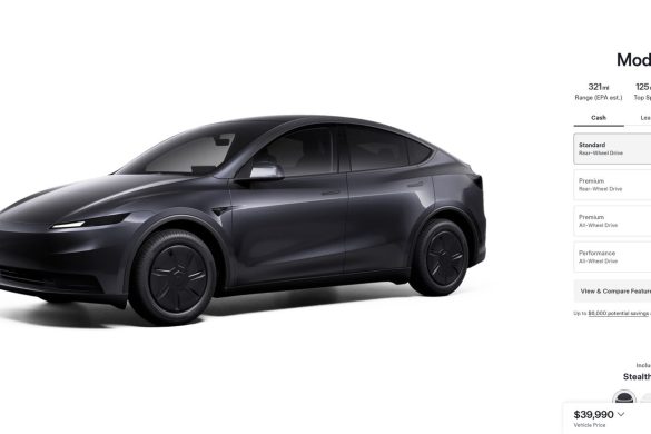 Tesla Model 3 en Model Y Standard