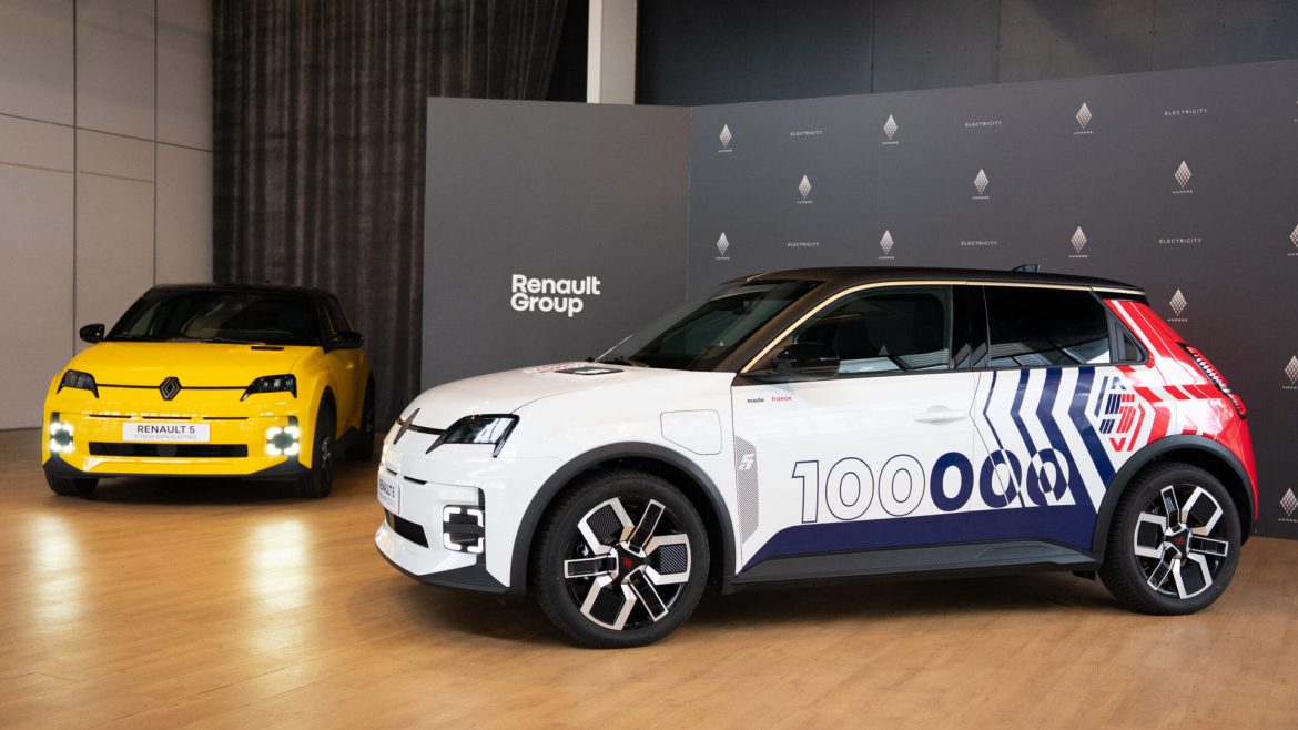 Renault 5 E-Tech Electric: 100.000e exemplaar gebouwd