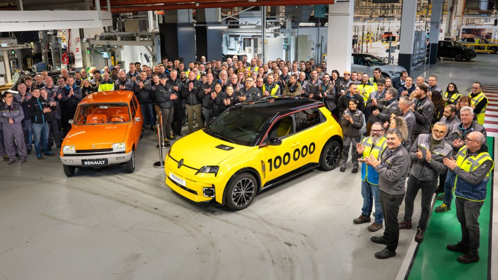 Renault 5 E-Tech Electric: 100.000e exemplaar gebouwd
