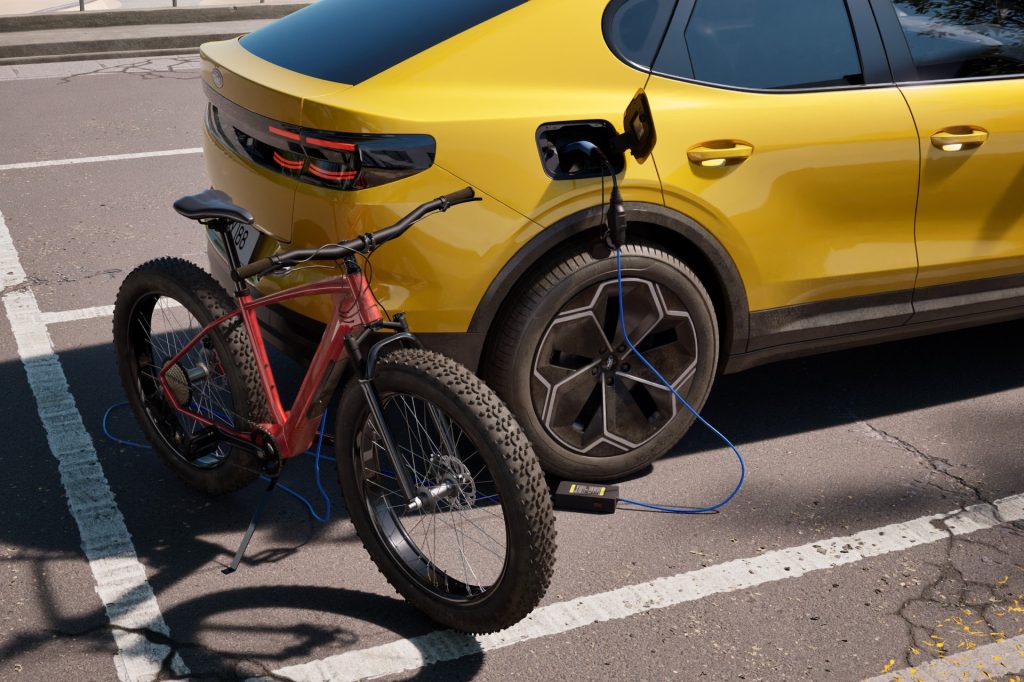 Ford Capri nu met V2L