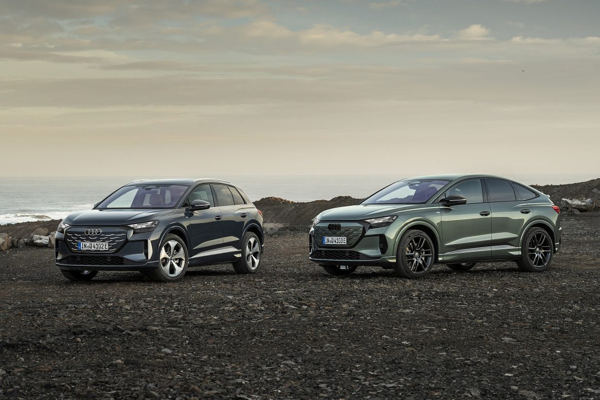 Audi Q4 e-tron krijgt update met V2L en groter bereik