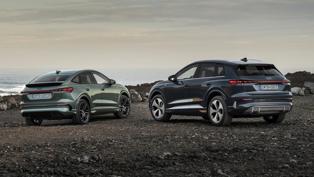 Audi Q4 e-tron krijgt update met V2L en groter bereik