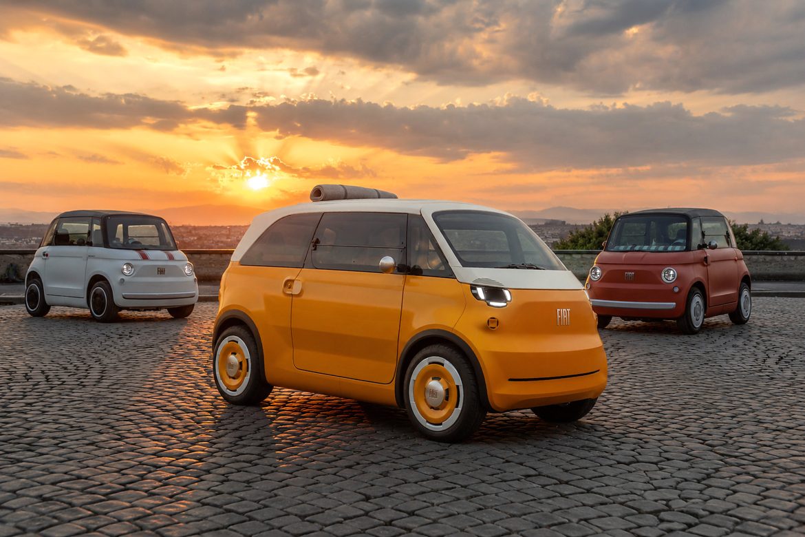 Fiat Multiplina Concept: elektrische L7-vierzitter boven de Topolino