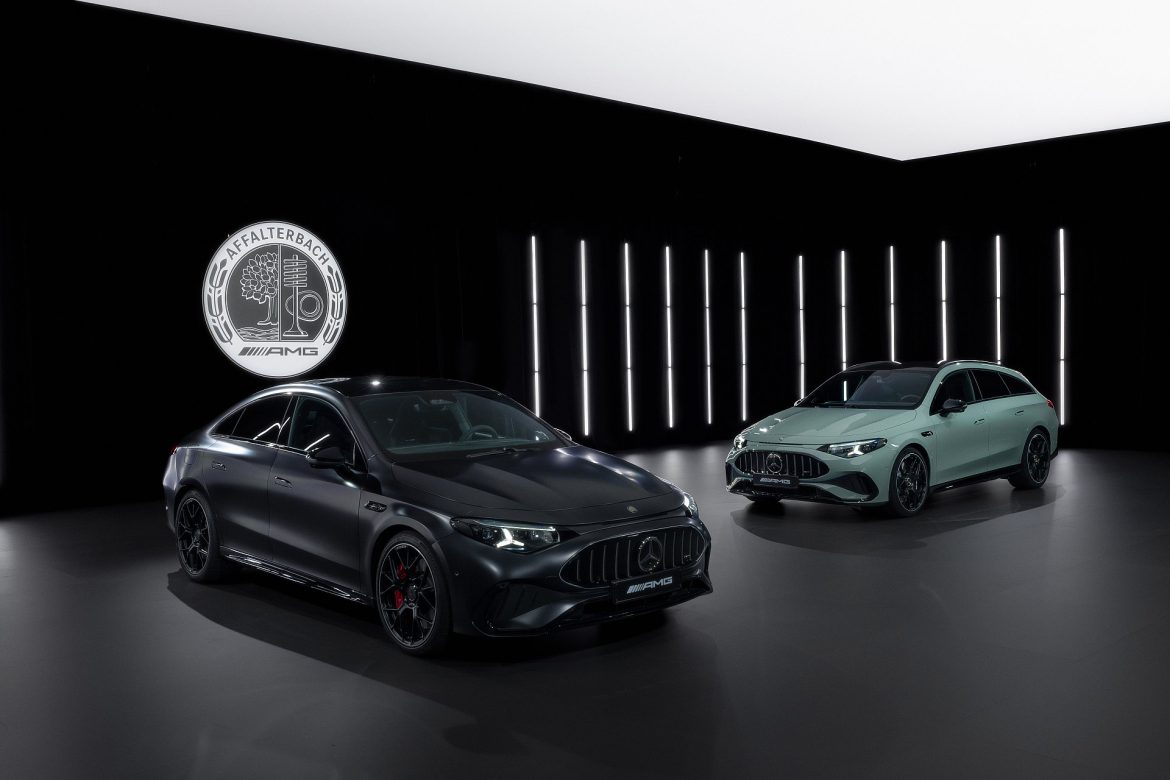 Mercedes-AMG CLA 45 4MATIC+ komt als EV met 680 pk, als Limousine en Shooting Brake, en een voorlopige WLTP-actieradius van meer dan 670 km.
