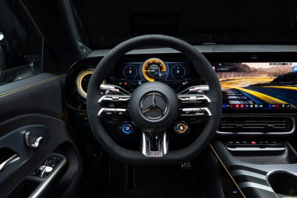 mercedes-amg-cla-45-4matic-det2 Mercedes-AMG CLA 45 4MATIC+ komt als EV met 680 pk, als Limousine en Shooting Brake, en een voorlopige WLTP-actieradius van meer dan 670 km.