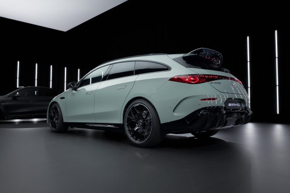 mercedes-amg-cla-45-4matic-sb2 Mercedes-AMG CLA 45 4MATIC+ komt als EV met 680 pk, als Limousine en Shooting Brake, en een voorlopige WLTP-actieradius van meer dan 670 km.