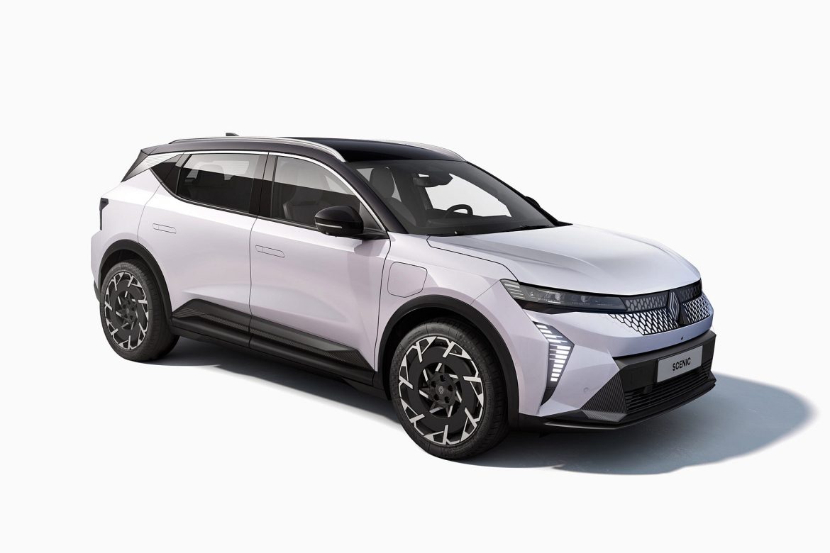 Renault Scenic E-Tech electric krijgt nieuwe accu’s en kortere laadtijden